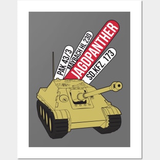 German tank destroyer Jagdpanther Posters and Art